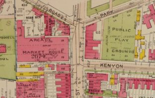 Cool old real estate atlases of the neighborhood, showing growth from 1903-1921