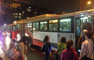 WMATA now running some double length, articulated buses on 14th Street