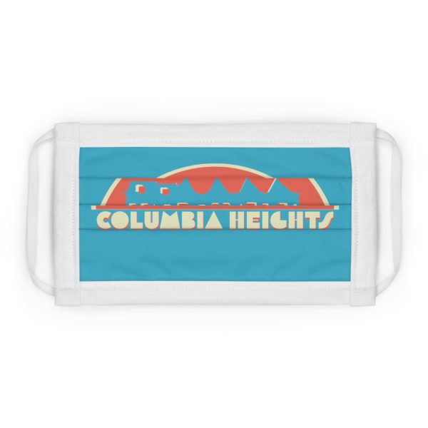 Columbia Heights Neighborhood Cotton Face Mask (EU) - Blue