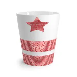 DC Flag Latte Mug