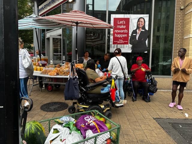 Street vendors on 14th Street